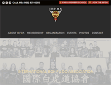 Tablet Screenshot of ibfda.org
